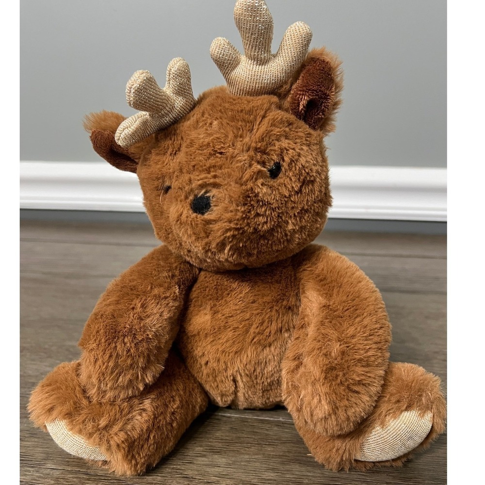 Asher Brown Moose Plush Stuffed Animal Toy Kids‎ Nursery Decor
